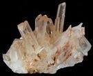 Tangerine Quartz Crystal Cluster - Madagascar #58814-1